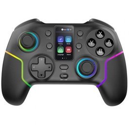Mars Gaming MGPV3 Pro Mando Inalámbrico para PC, Switch, Android, iOS - 2.4G/Bluetooth, Joystick Hall, RGB, Vibración, Gyro, App, Negro